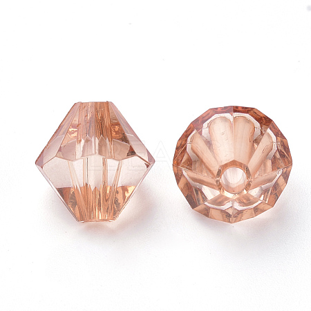 Transparent Acrylic Beads TACR-S146-8mm-22-1