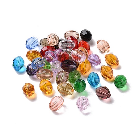 Imitation Austrian Crystal Beads SWAR-F056-9x6mm-M-1