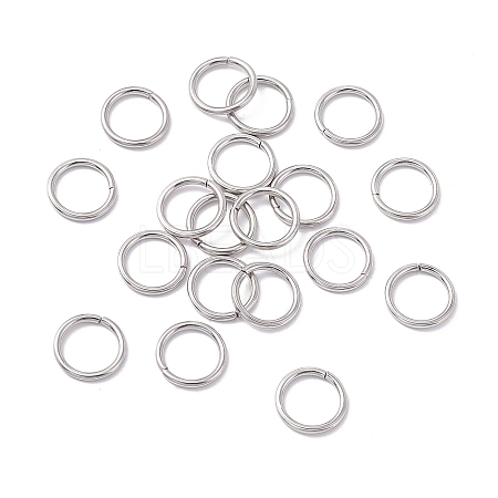 Non-Tarnish 304 Stainless Steel Open Jump Rings X-STAS-C040-01C-P-1