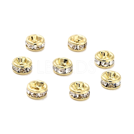316 Surgical Stainless Steel Rhinestone Spacer Beads STAS-L285-001G-02-1-1