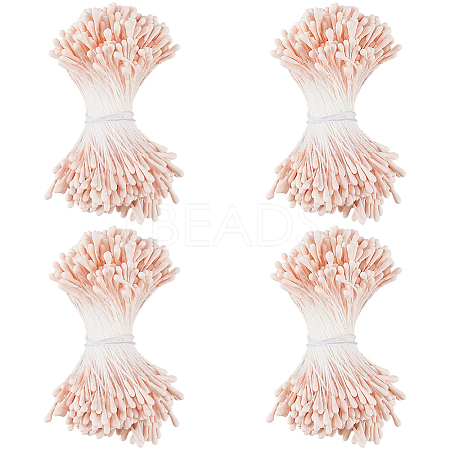Gypsum with Cotton Cord Artificial Flower Core DIY-WH20007-36A-03-1
