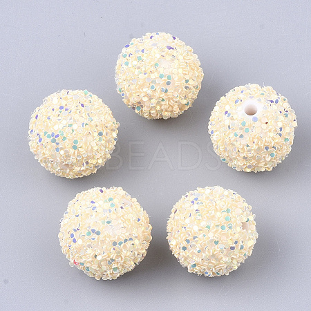 Acrylic Beads SACR-T345-01C-21-1