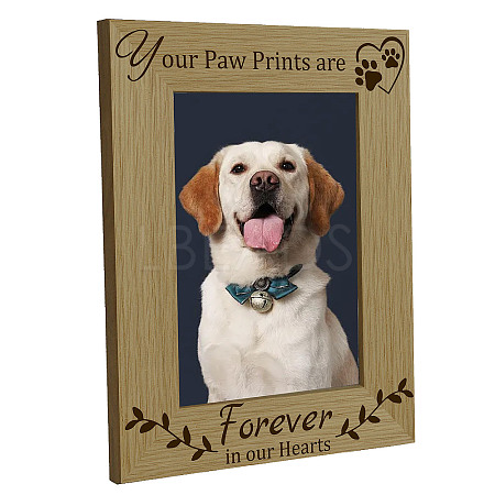 Natural Wood Photo Frames AJEW-WH0292-047-1