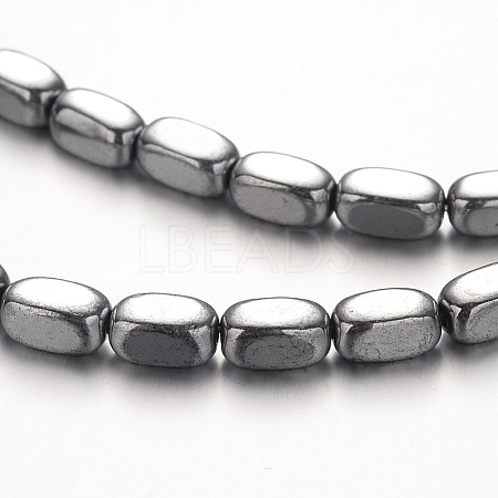 Electroplate Non-magnetic Synthetic Hematite Bead Strands G-F300-40A-01-1