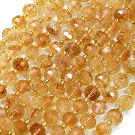 Natural Citrine Beads Strands G-K389-E69-01-1