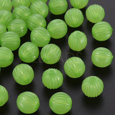 Imitation Jelly Acrylic Beads MACR-S373-11-E06-1