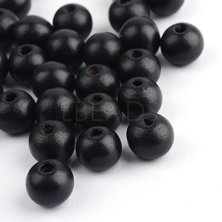 Natural Wood Beads WOOD-S662-11x12mm-A06-1