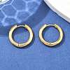 Ion Plating(IP) 304 Stainless Steel Huggie Hoop Earrings EJEW-F111-20mm-G-5