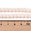 Frosted Opaque Glass Beads Strands GLAA-T032-P6mm-MBB09-4
