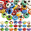 50Pcs Handmade Polymer Clay European Beads CLAY-PA0001-11-1