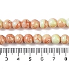 Baking Paint Glass Bead Strands GLAA-H031-01B-02-5