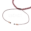Adjustable Nylon Cord Braided Bead Bracelet BJEW-JB05732-3