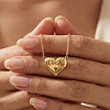304 Stainless Steel Pendant Necklaces WGF71AA-01-5