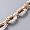 Imitation Gemstone Style Acrylic Handmade Cable Chains X-AJEW-JB00517-02-2