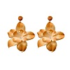 925 Sterling Silver & Raffia & Cloth Stud Earrings for Women WG19EFF-01-5