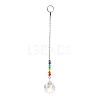 Chakra Crystal Suncatcher Dowsing Pendulum Pendants PALLOY-JF00461-13