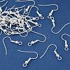 Brass Earring Hooks KK-H258-06A-S-1