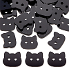 60Pcs Acrylic Buttons BUTT-PH0001-59C-02-1