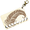  8-Position Wood Embroidery Thread Storage Trays TOOL-WH0056-023-1