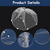 Polyester Mesh Bridal Veils AJEW-WH0470-10A-6