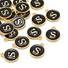 Golden Plated Alloy Charms ENAM-S118-02S-4