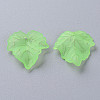 Autumn Theme Transparent Frosted Acrylic Pendants X-PAF002Y-28-2