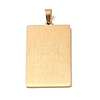 201 Stainless Steel Pendant STAS-B033-01G-03-2