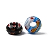 Handmade Millefiori Lampwork European beads LK-R010-M-2