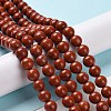 Natural Red Jasper Beads Strands X-G-I199-25-8mm-4