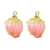 Handmade Flower Epoxy Resin Pendants LS-KY-S163-103D-1