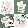 SUPERDANT Thank You Theme Cards and Paper Envelopes DIY-SD0001-01D-4