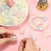 60Pcs 6 Colors UV Plating Rainbow Iridescent Acrylic Beads PACR-CJ0001-22-4