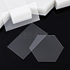 120Pcs 2 Style Transparent Acrylic Blank Place Cards AJEW-DC0001-28-1