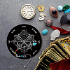CREATCABIN 1Pc Chakra Gemstones Dowsing Pendulum Pendants FIND-CN0001-15L-6