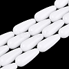 Opaque Glass Beads Strands GLAA-Q113-03A-C01-1