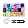 15 Colors Handmade Polymer Clay Beads DIY-JP0005-47-8mm-2