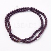 Non-magnetic Synthetic Hematite Beads Strands G-S096-4mm-M-2