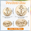 30Pcs 2 Styles Alloy Buttons BUTT-AR0001-20-2