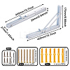 Iron Folding Shelf Brackets SW-TAC0001-15B-3