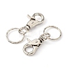 Iron Swivel Clasps with Key Rings HJEW-H017-P-2