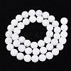 Dyed Natural White Jade Round Bead Strands G-Q937-6mm-20-2