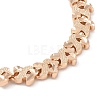 Brass Link Chain Bracelets for Women Men BJEW-P324-01A-KCG-2