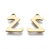 201 Stainless Steel Charms STAS-T044-217G-Z-2