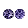 Printed Resin Cabochons CRES-WH0010-5-2