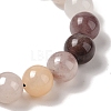 10mm Round Natural Purple Quartz Braided Bead Bracelets BJEW-C067-01C-25-4