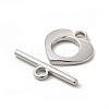 304 Stainless Steel Toggle Clasps STAS-F290-07P-2