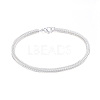 304 Stainless Steel Wheat Chain Bracelets X-BJEW-P153-07S-1
