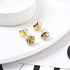 Ion Plating(IP) 304 Stainless Steel Stud Earrings EJEW-P300-01G-2