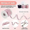 40 Yards 4 Colors Single Face Velvet Ribbon SRIB-TA0001-35C-4
