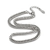 304 Stainless Steel Cuban Link Chain Necklace NJEW-D045-04P-1
